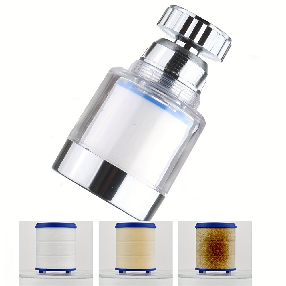 water purification faucet with replaceable filter splash proof faucet sprayer head with filter swivel faucet water filter extender house bathroom water filtration system Product details 4