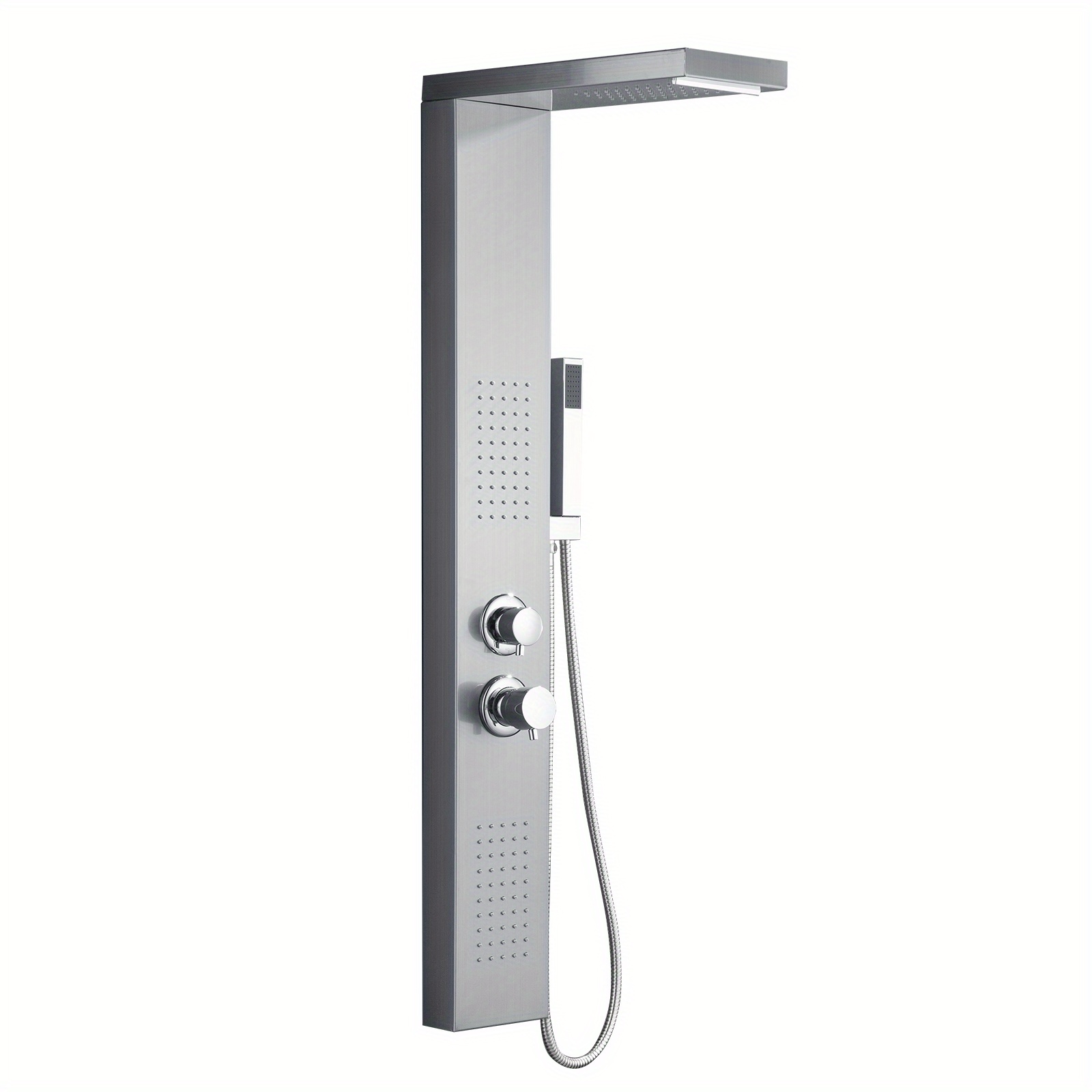 TEMU Shower Systems Shower Panels Multifunction 4 304 Stainless Steel Rain Shower Hand Shower Waterfall Shower, Shower Indoor/outdoor Shower Shower
