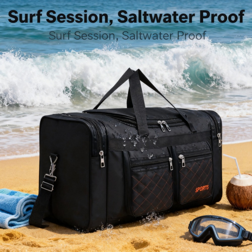 Lightweight Travel Duffel Bag, Large Capacity Carry On For Men, Camping Outdoor Essential Handbag