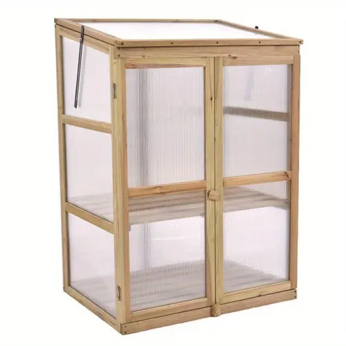 30 x 22 inch garden portable wooden greenhouse