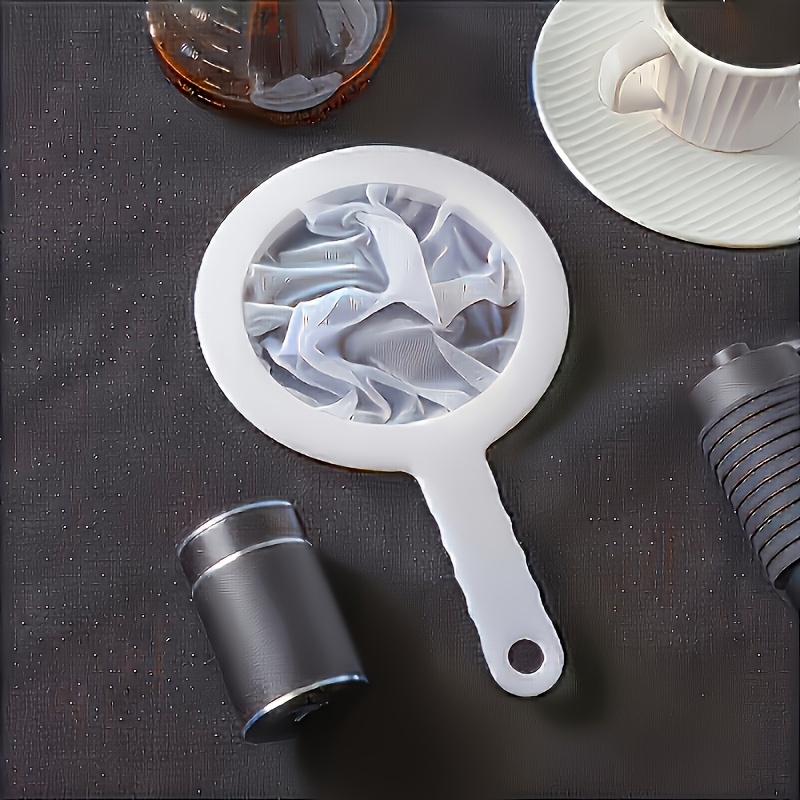 500-Count Ultra Fine Mesh Filter| Reusable Hanging Sieve for Home Brewing, Kitchen, Juice and Flour Straining, Easy-to-Clean Multi-Functional Food Strainer, Made of Plastic