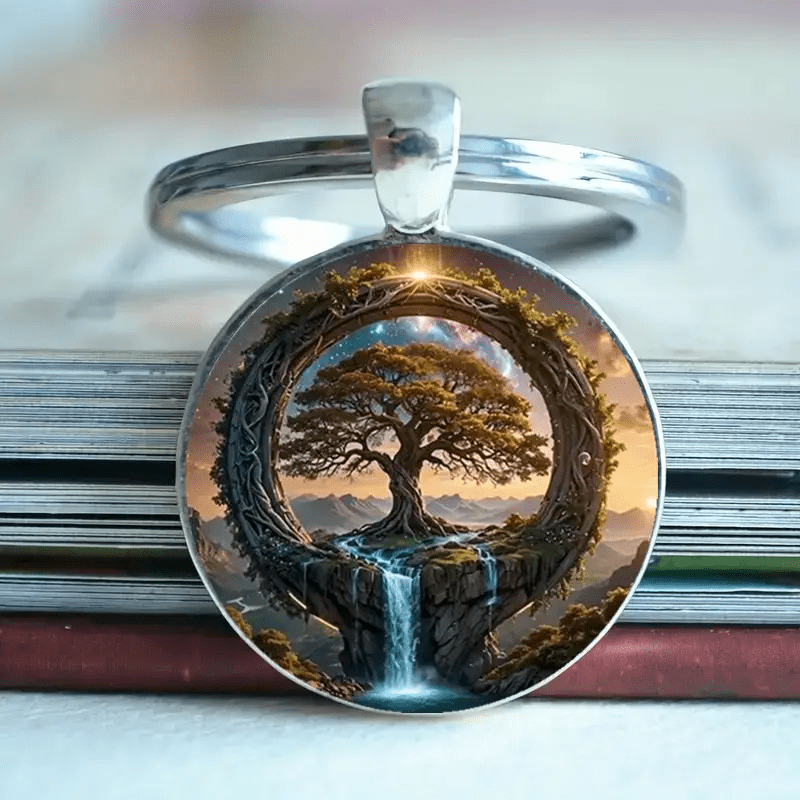 

Porte-clés Arbre de Vie - de Zinc , pour les Sacs & Décoration de Voiture | Cadeau Idéal pour Anniversaires, Vacances & Spéciales, Idéal pour Noël, pour Thanksgiving