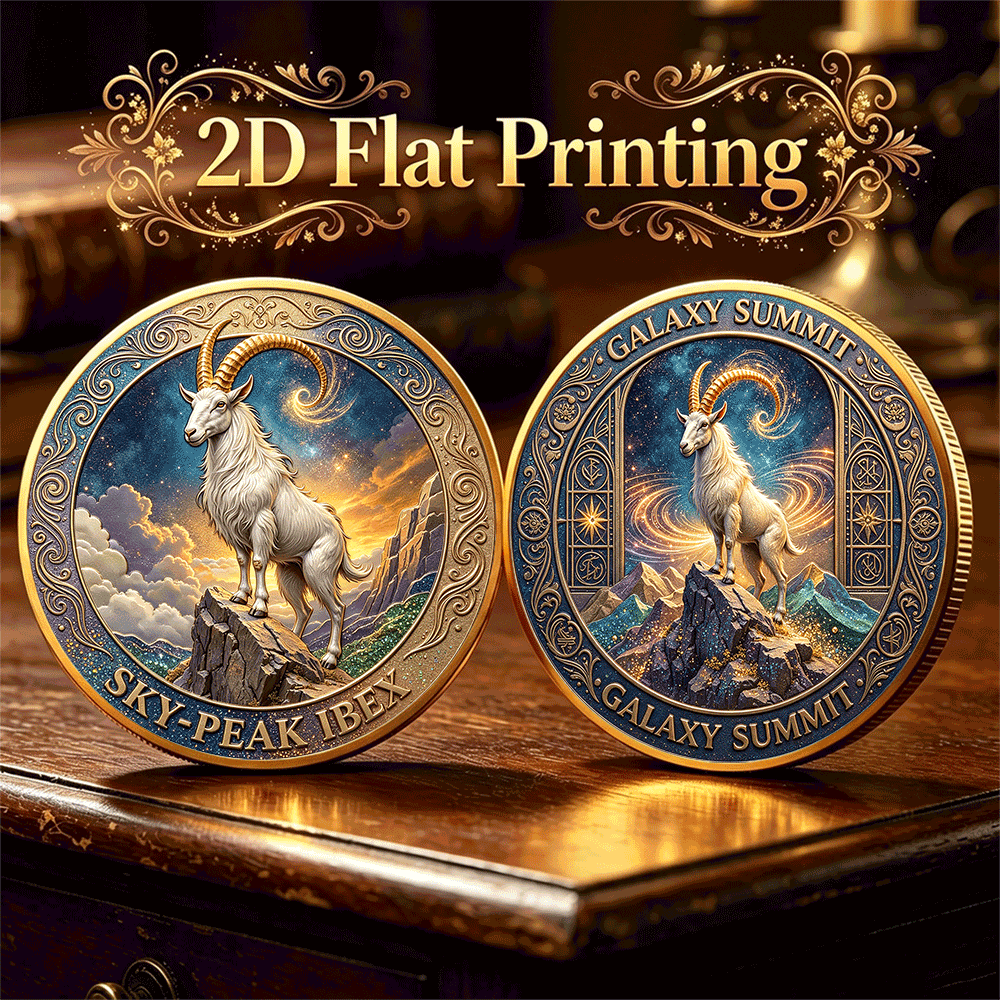 Celestial Northern Capricorn Double-Sided Commemorative Coin