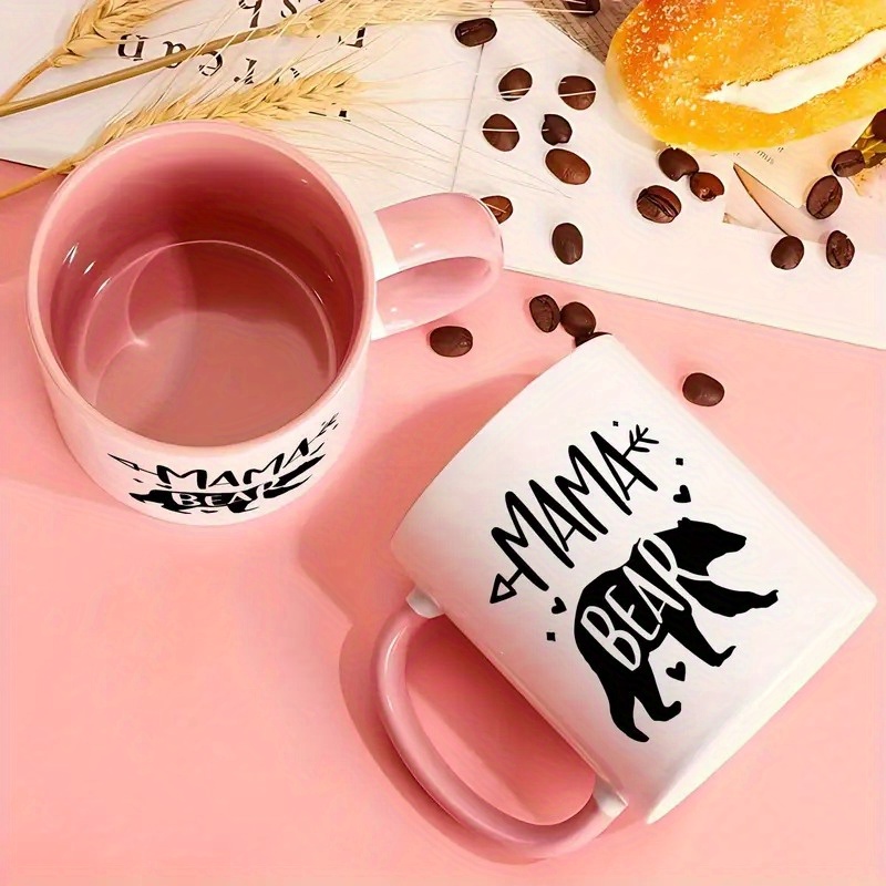 1pc 11oz mama bear   mug ceramic tea cup with cute mama   perfect gift for mom wife daughter or son ideal for mother s day valentine s day birthdays microwave and dishwasher safe everyday drinkware     durable mug Product details 5