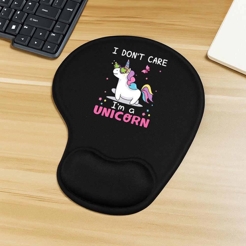 TEMU Tapis de Souris Graphiques Licorne - Accessoires de Bureau Mignons pour Bureau à Domicile & Gaming. Tapis de Souris Ergonomique avec -Poignets,