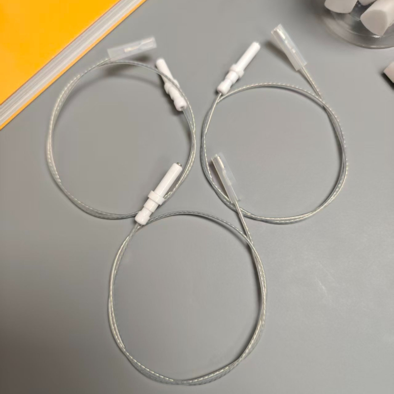 TEMU Juego de 3 bujías para estufa de gas con encendido por y cable - Encendedor de cerámica de resistencia, , compatible con estufas de gas, placas
