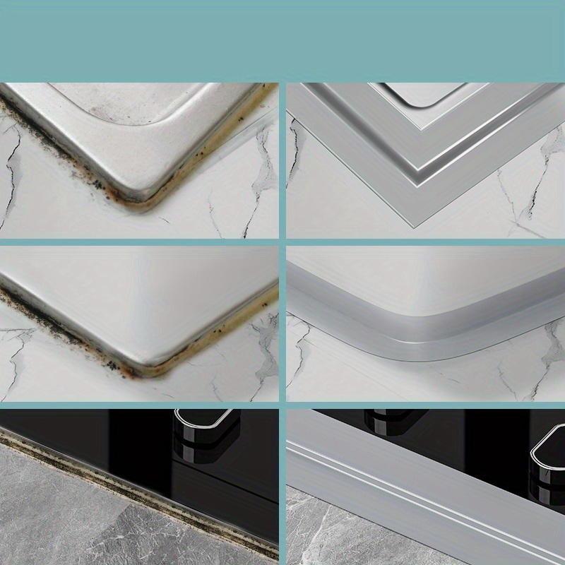 10 Meters of Tape, 50Mm Wide, Designed for Kitchen Repairs, Wall Patching, And Window Insulation. It Is Leakproof And Windproof, Suitable for Sealing Sinks And Toilets, Available in White, Black, Or Silvery Options