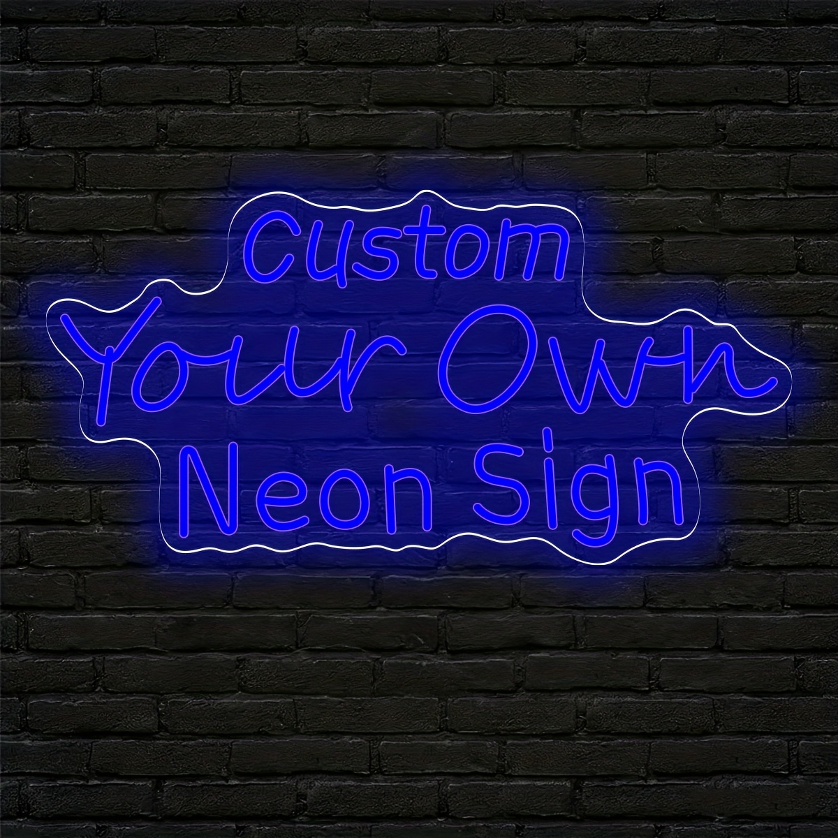 Personalized Custom Text LED Neon Light, USB Powered