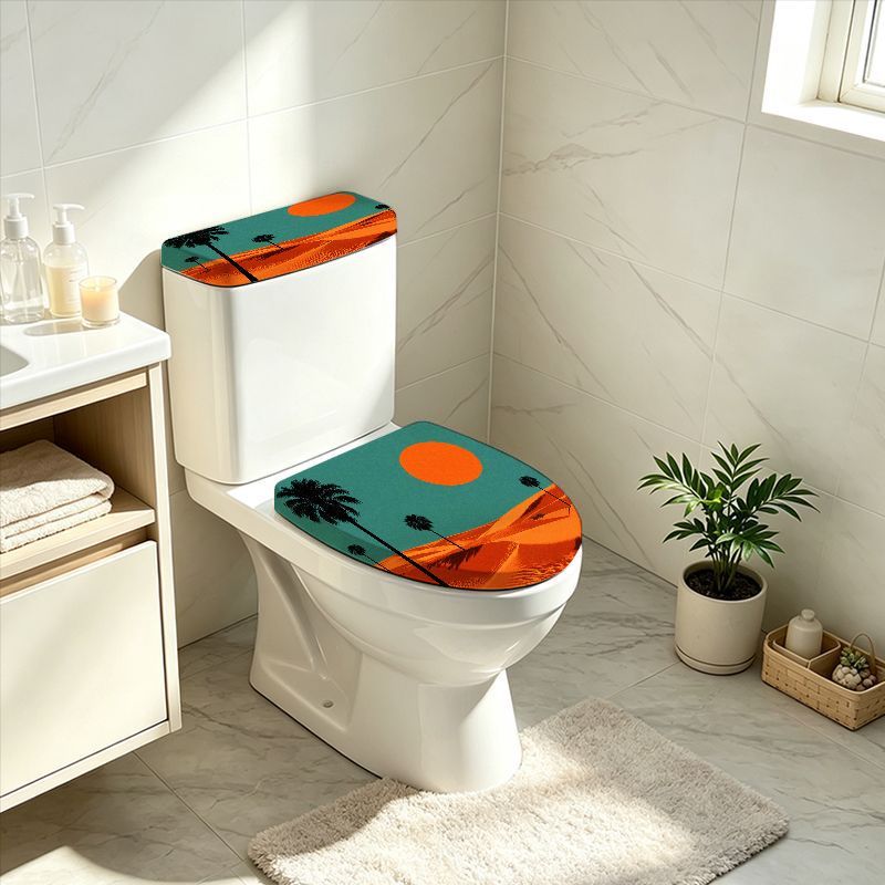 2 stk. weicher hautfreundlicher toilettendeckelbezug