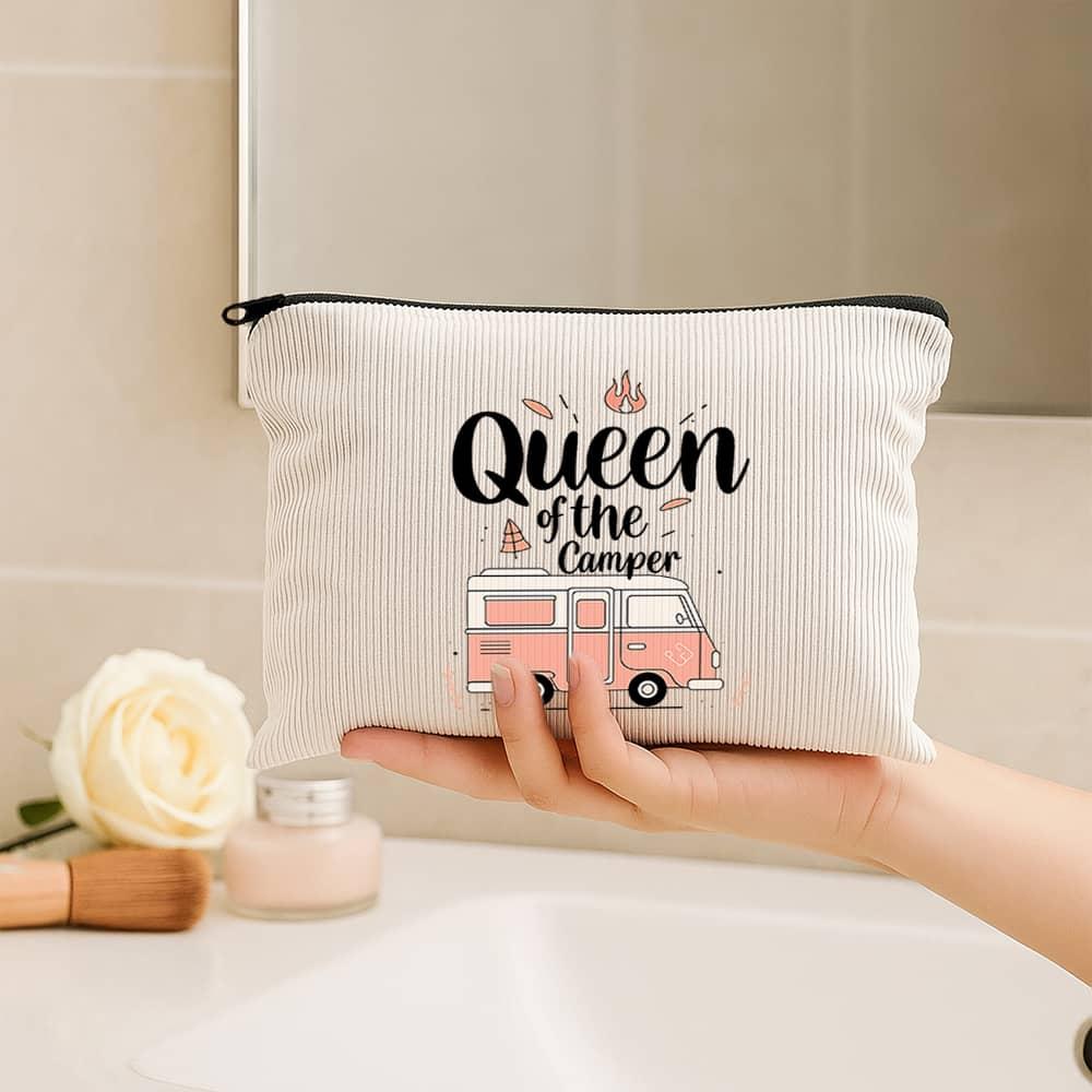 E-shop Queen – Retro Kulturtasche, ein ausgezeichnetes Geschenk für Camping- und weibliche . Ideal als Wochenendtasche für kurze Ausflüge oder eine
