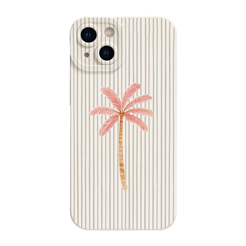TEMU para iPhone de la serie 17/16/15/14/13/12/11 con de a rayas verticales y ojo de alumno, cubierta estilo Ins, TPU a prueba de caídas, protección