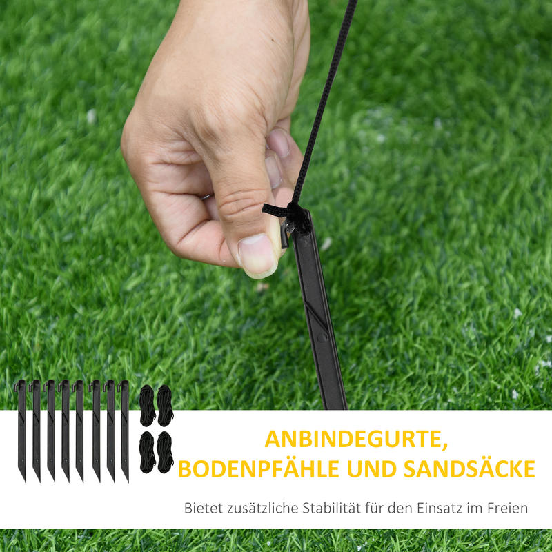 Opblaasbare Kerstslee met Kerstman & Rendier - Zelfstaande Buiten/Binnen Feestdecoratie, Geen Elektriciteit Nodig, Eenvoudige Installatie met Luchtpomp, Duurzaam Opblaasbaar Materiaal voor Gazon, Tuin, Binnenplaats - Feestelijke Rode & Gouden Slee met Sneeuwpop