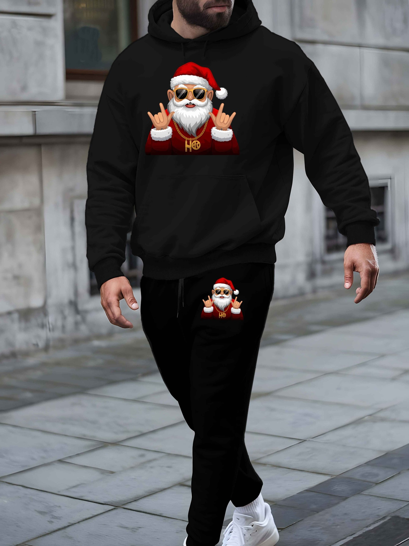 ensemble sweat à capuche papillon foi hip hop noël jeunes Temu