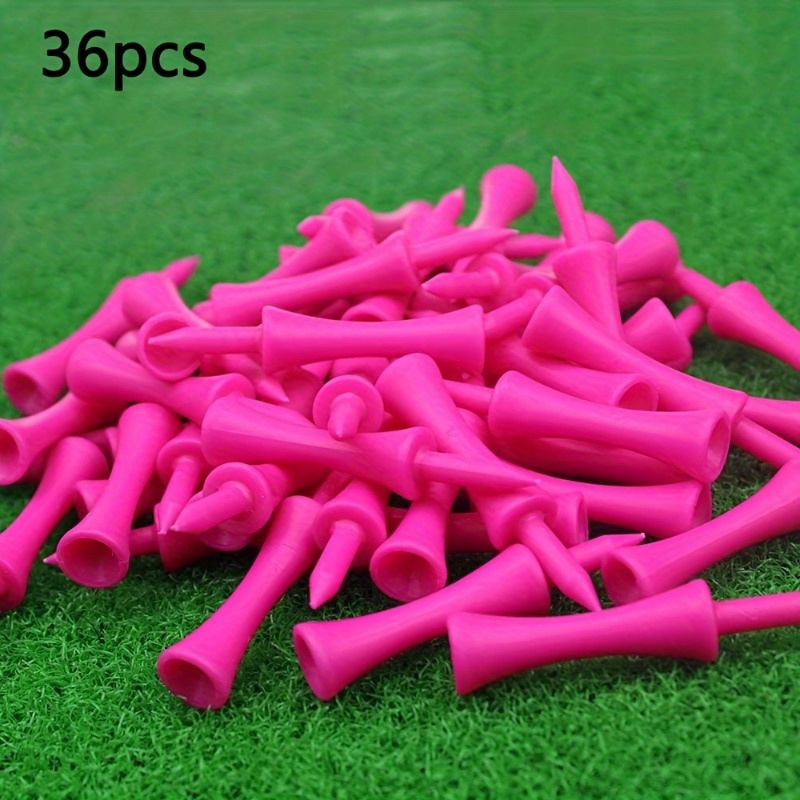 E-shop KOFULL 36 Stück Premium Golf Tees - Langlebige, stabile und hochwertige Ergänzungen, verbessern die Leistung, ausdauerndes Plastik, leuchtendes