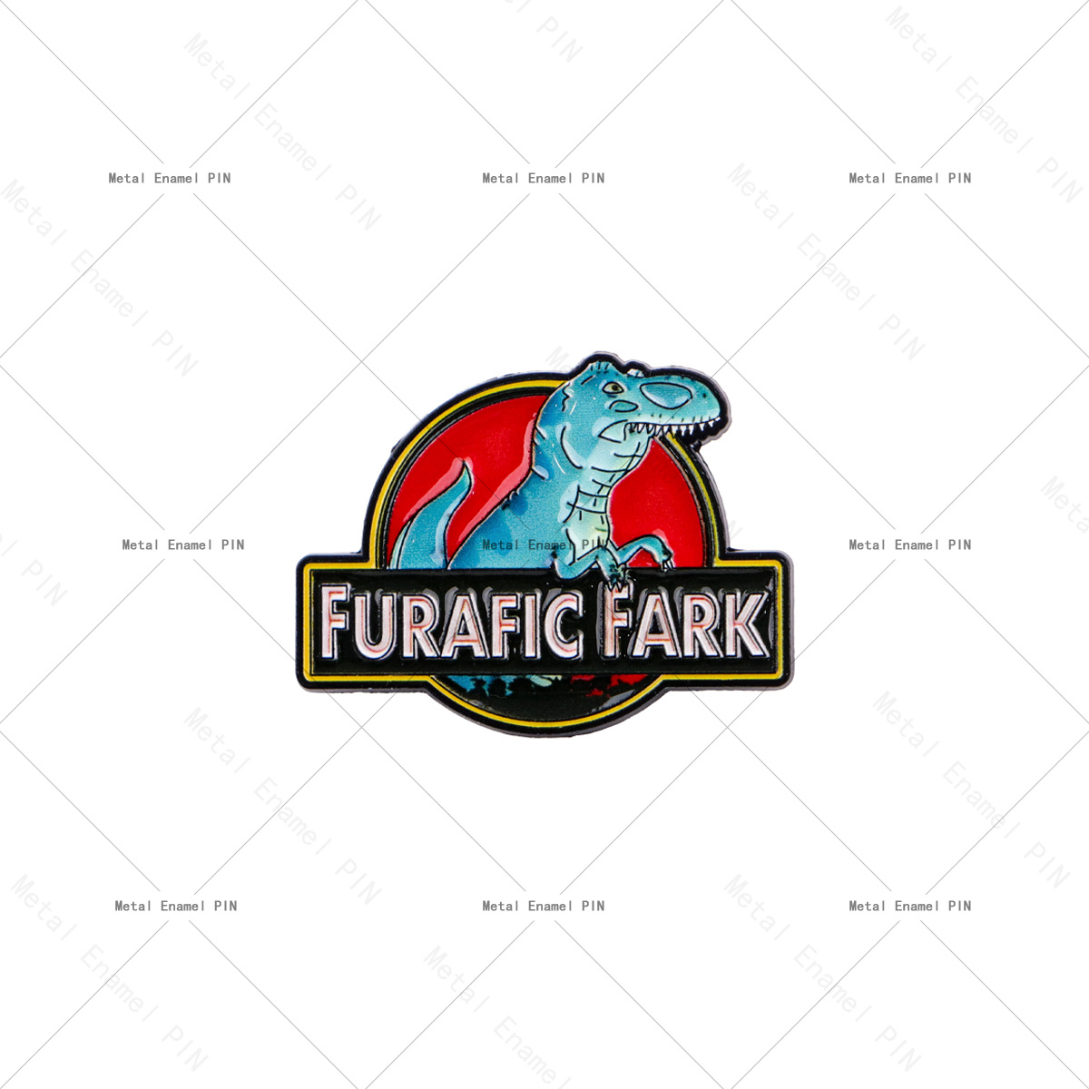 Image of 1pc Of Dinosaur Enamel Pin Badges For Backpacks, Lapel Pins, Brooches For Clothing, Gifts For , And Jewelry Additions