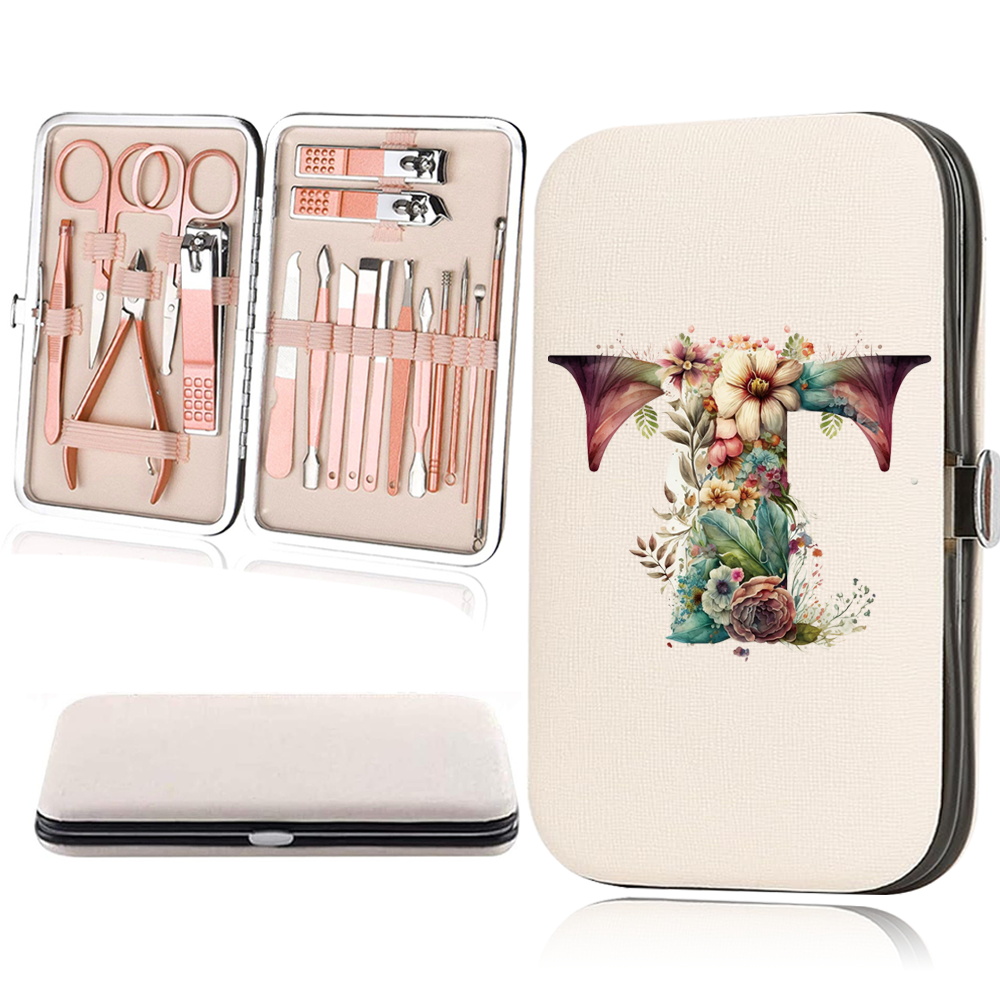 18pcs Essential Travel Nail Clipper Set with Organizer Case