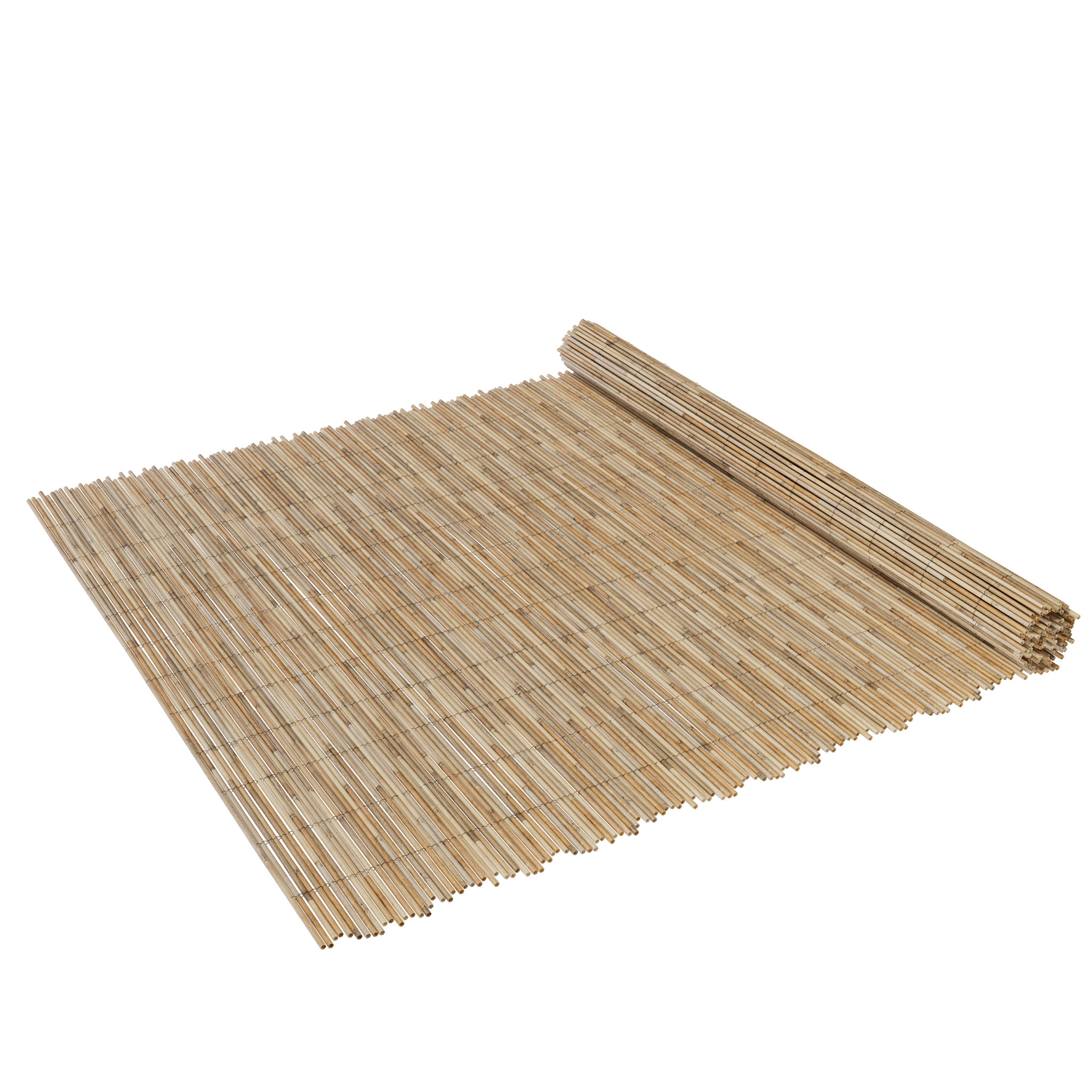 Reed Privacy Screen, Natural Reed Mat For Garden Fence, Balcony Wind Protection, Outdoor Privacy Screen, Woven With Galvanized Wire, , 80/90/120/160/180/200 X 300cm