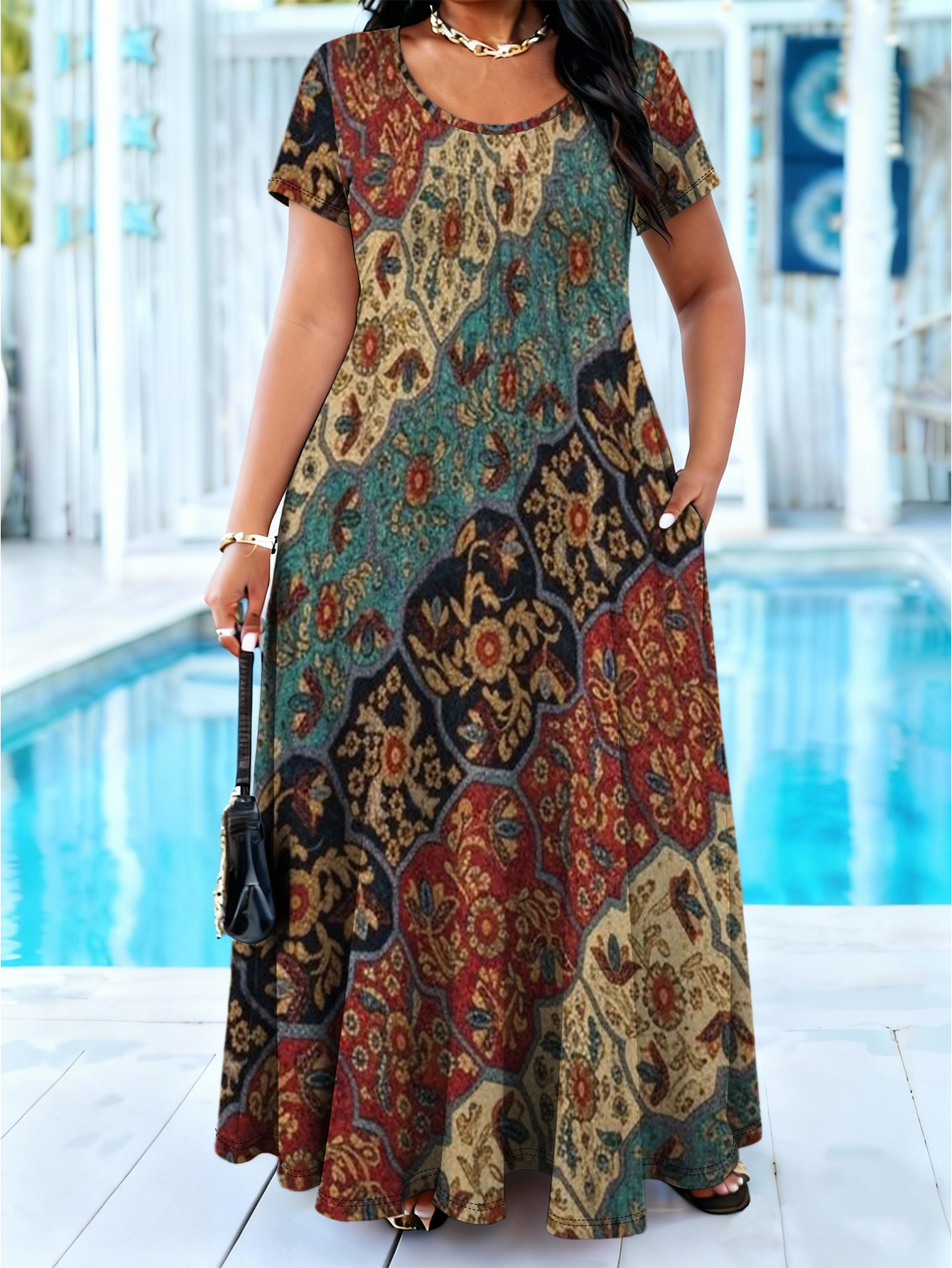 fitted lace wedding dress Unique Vintage Plus Size Pink Fall Treats Print Button Front Swing Dre