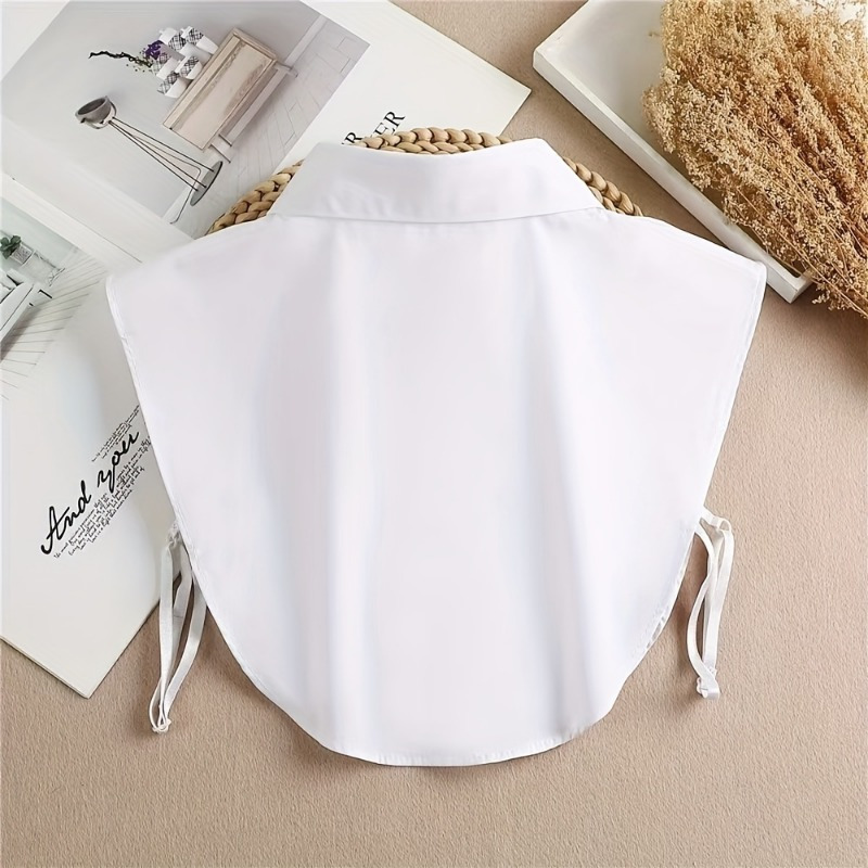 Detachable False Collar with Pointed Design, Multi-functional