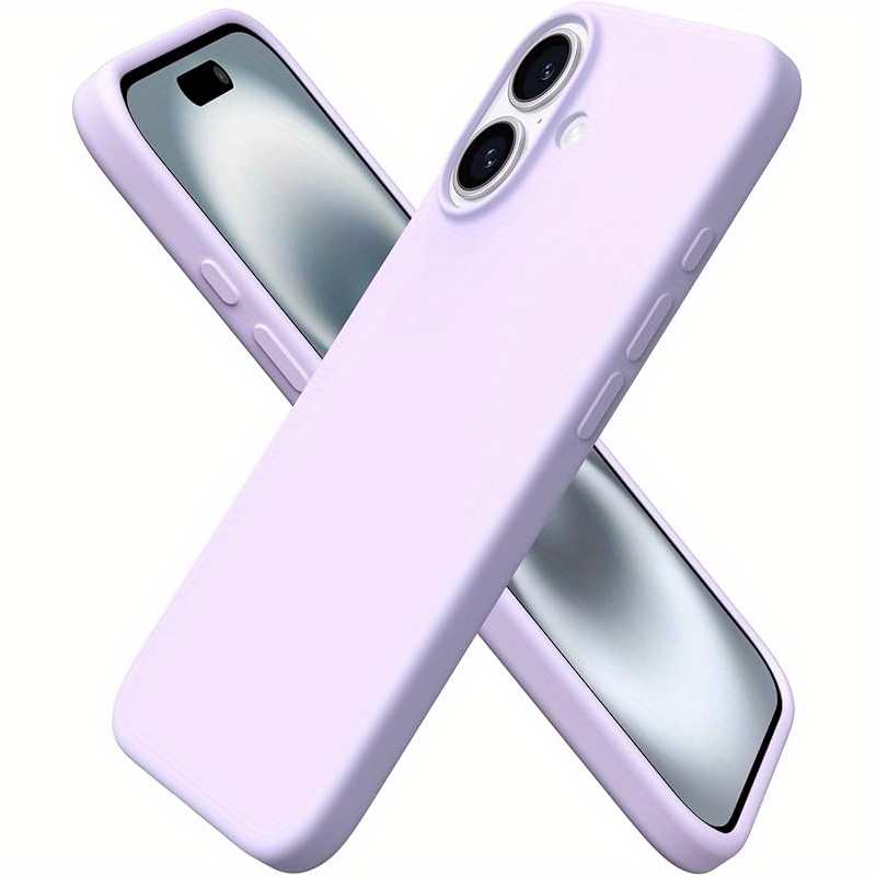 Slim Liquid Silicone Case for Iphone 16, 16 Plus, 16 Pro Max, And 16 Pro, Featuring Three Layers of Full Coverage, Soft Gel Rubber for Shock Resistance, And a Protective Cover Lined with Anti-Scratch Microfiber. - Image 8