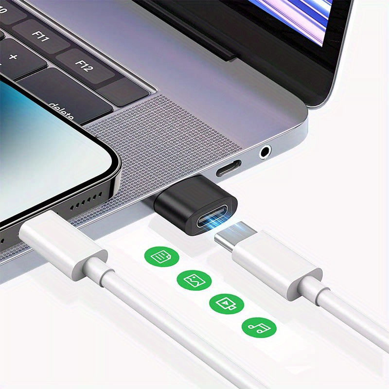 USB Male to USB C Adapter(1/2/4 Pack), USB to Type C Fast Charging/Transfer and OTG Function. for iPhone15 14 13 Plus Pro Max, iPad Pro Air 4 Mini 6 Almost USB Devices(black, sliver)