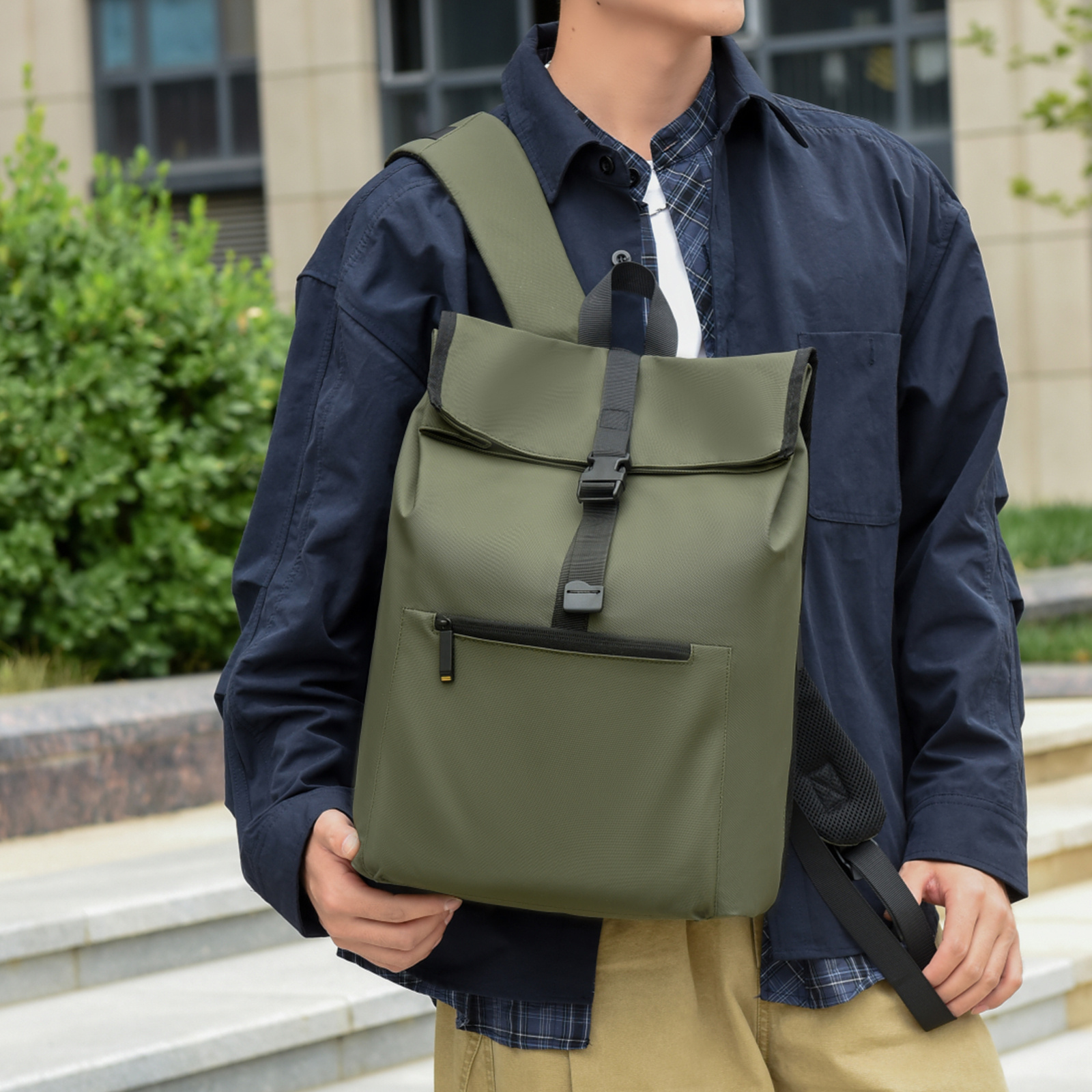 Men's Large Capacity Casual Backpack Suitable for Travel, & - Hands-Free Convertible -Shoulder/Handbag Backpack with Spacious Interior, Carry- Daypack for, & Professionals (Hand Washable)
