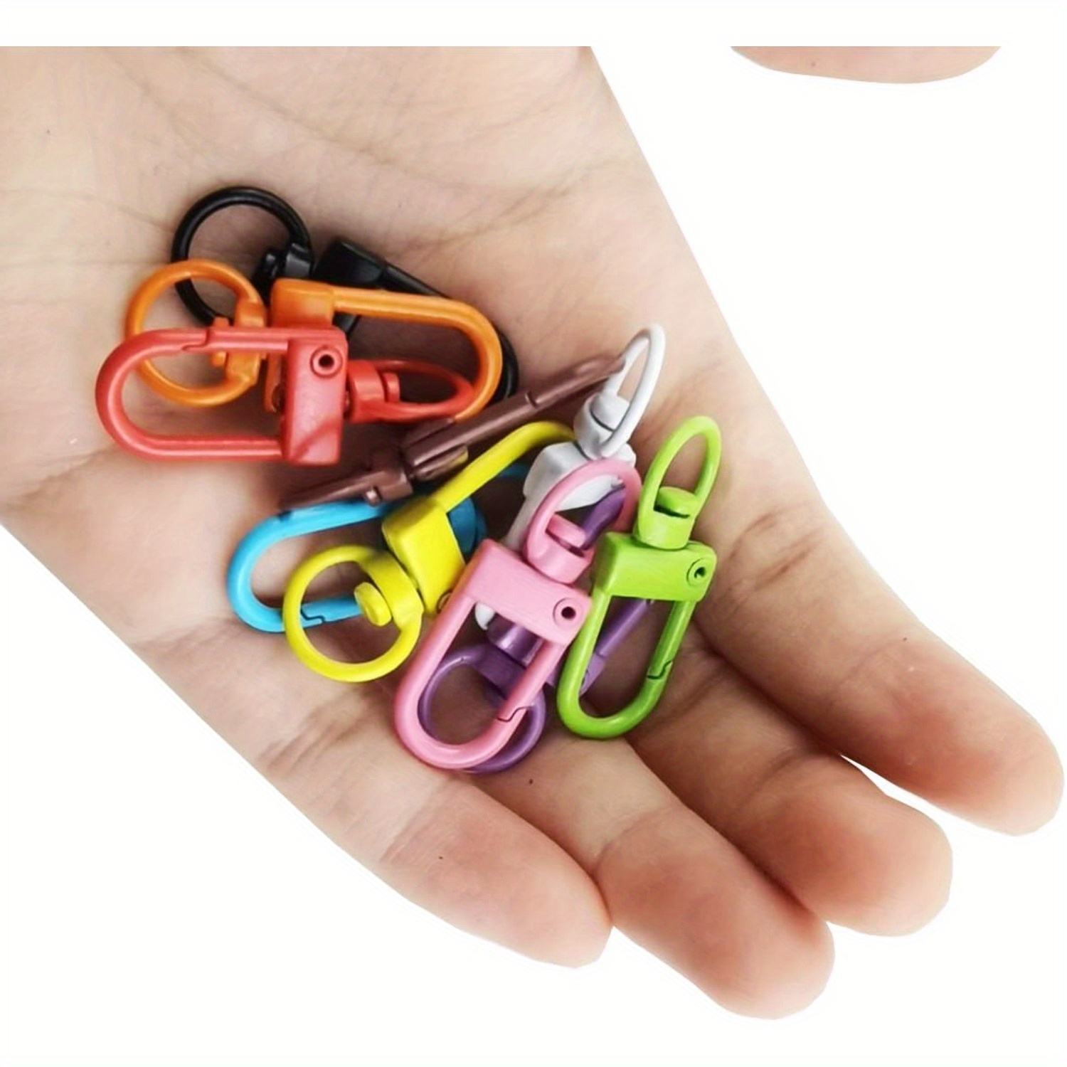 

100pcs Charm Hanging Clasp, Lanyard Swivel Hook Alloy Hanging Clasp, Used For Backpack Charms, Zipper Pulls, Bead Projects, Charm Decorations Accessories