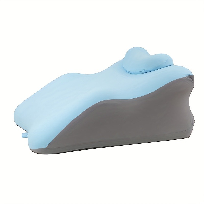 TEMU 1 Multifunctional Ergonomic Cushion, A Breathable And Non-stuffy Tummy-sleeping Pillow, A Backrest For Lying On The Bed To Use A Phone Or Read,