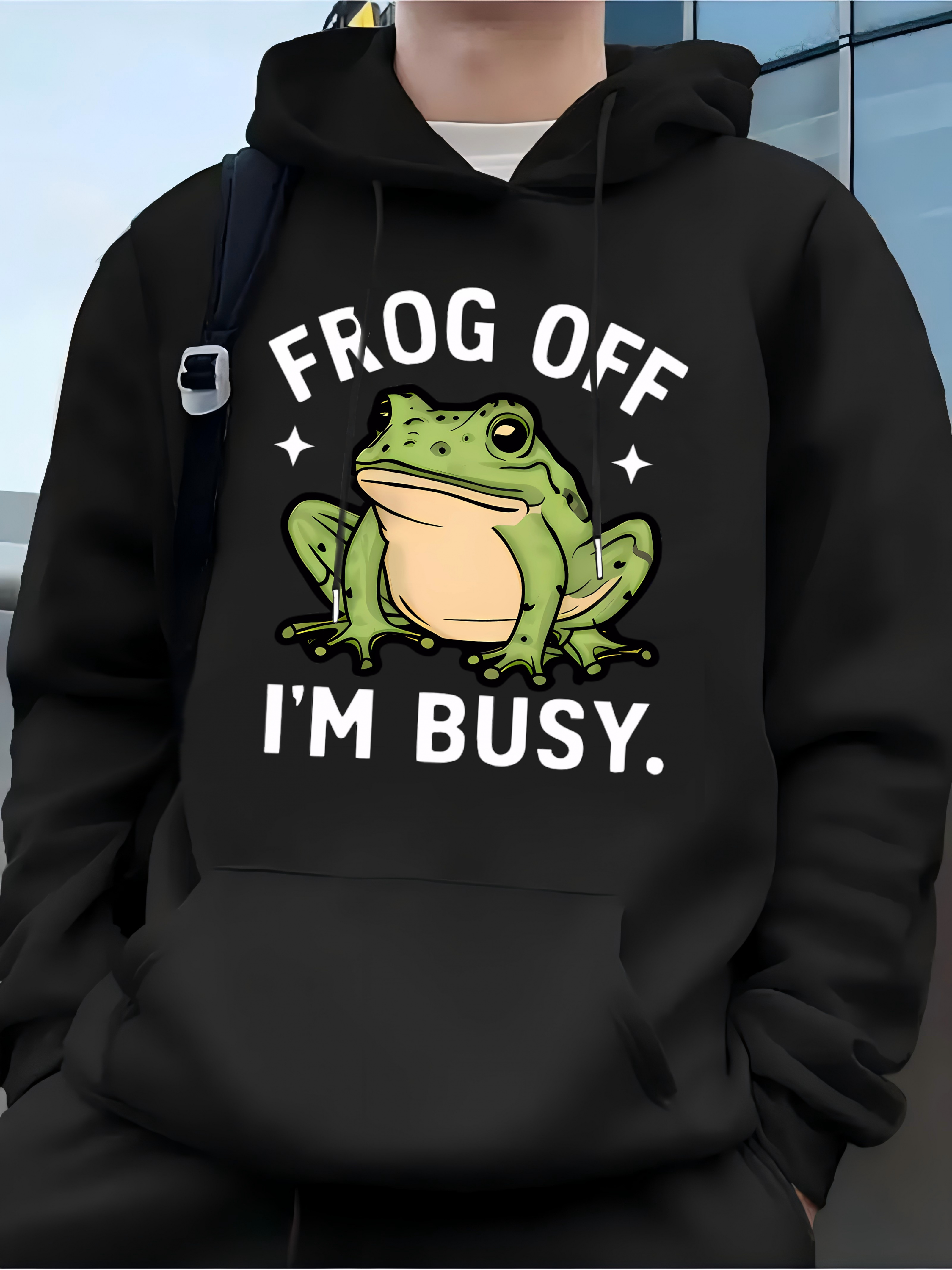 frog hoodie sold on Temu United States