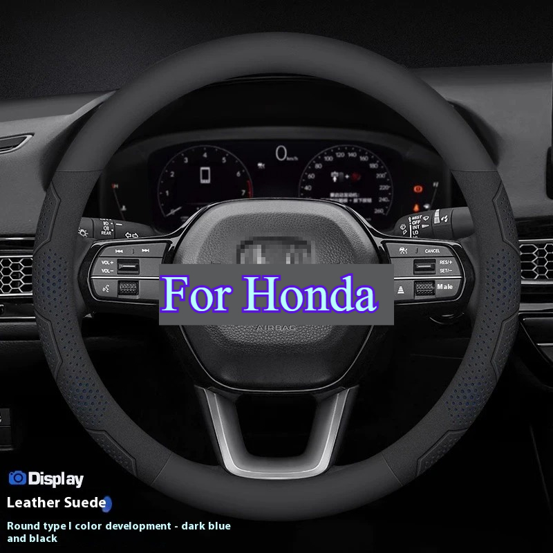 TEMU For Accord Hrv Crv City Jazz Pilot Spirior Fit Carbon Fiber Car Steering Wheel Cover Auto Additions
