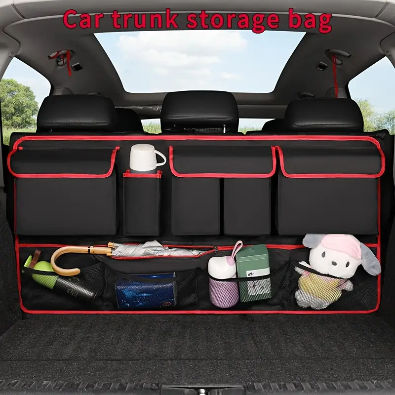 Scatola Portaoggetti Pieghevole Per Bagagliaio Per Auto - Foto 7