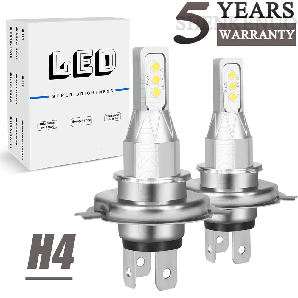 

Of H4 9003 Hb2 Led Headlight Bulbs Kit And Low Super 6000k And