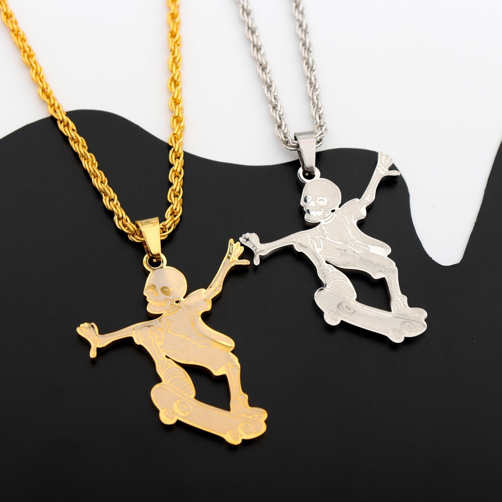 STUSSY Ball-chain Necklace〝Skateboard〟 Stussy Broken Skateboard Chain – Sekkle