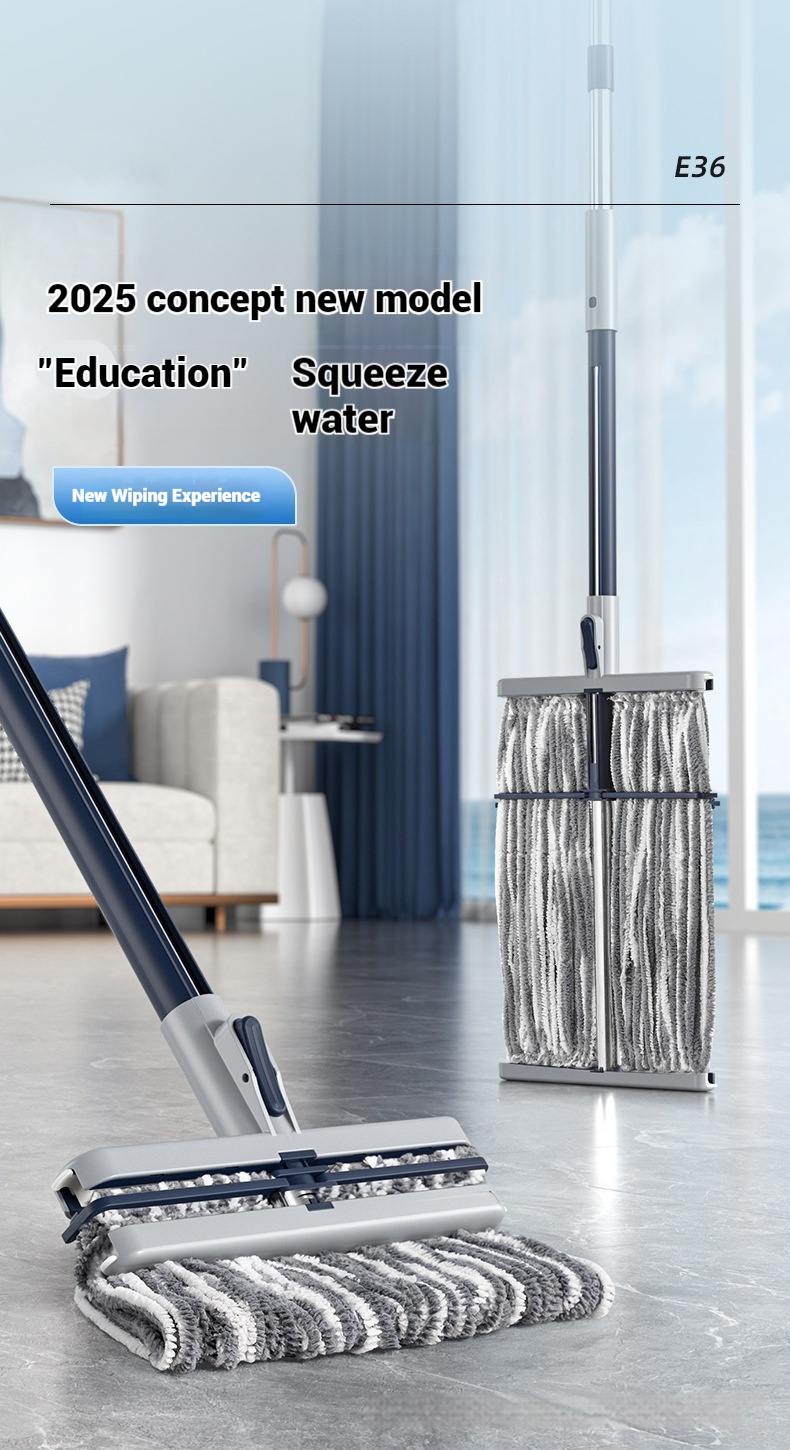 versatile   mop  -dry stainless steel/plastic handle - 25cm thickened cleaning mop for effortless floor, wall, bedroom, living room, bathroom cleaning -   removal, no dead corners, mops for floor cleaning details 0