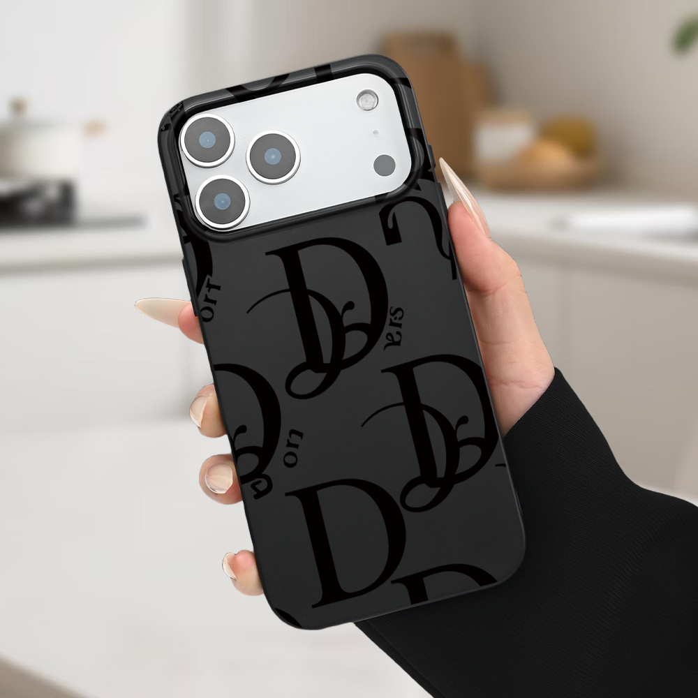 TEMU Phone Case: Luxury Brand Pattern Phone Case For Iphone 17 16 15 14 13 12 11 7 X Xr Xsmax Fashion Protective Cover For Men Women
