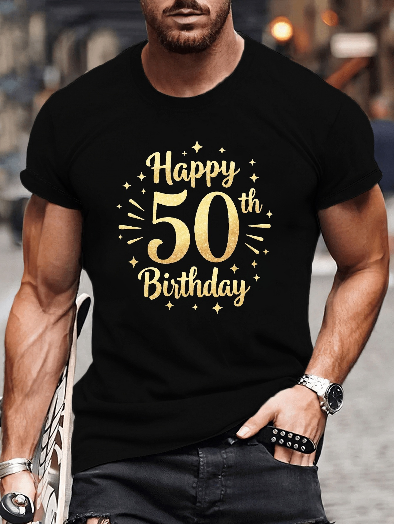 maglietta 50° compleanno e stampa Temu Italy