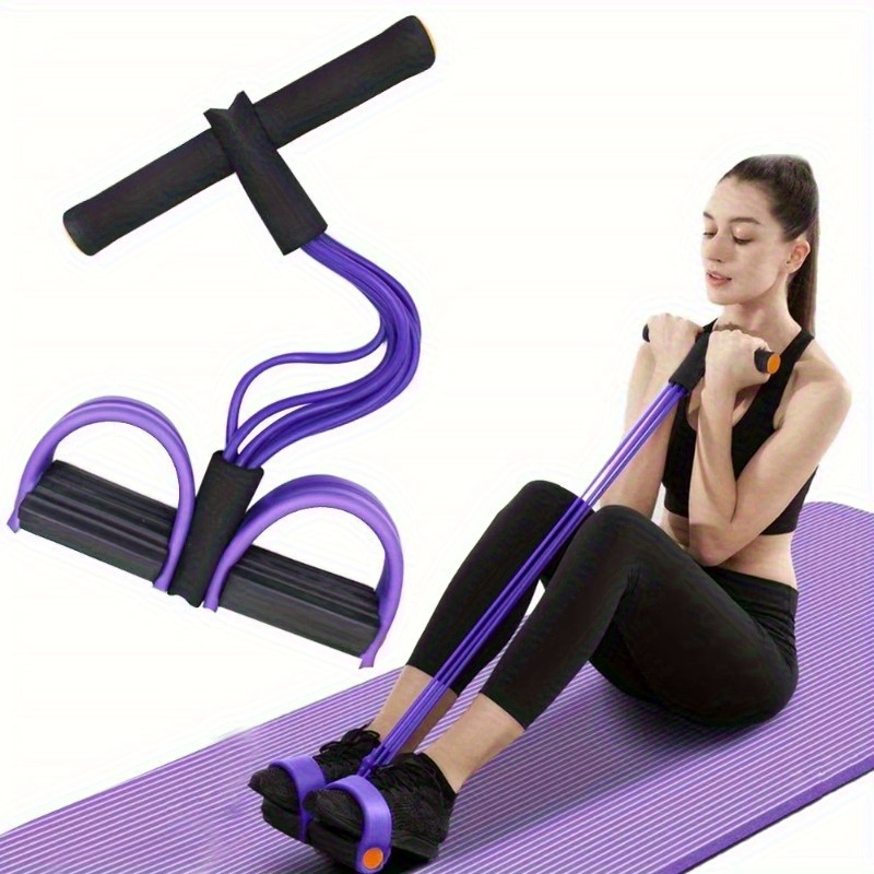 1pc black multi-functional home gym band with door stackable