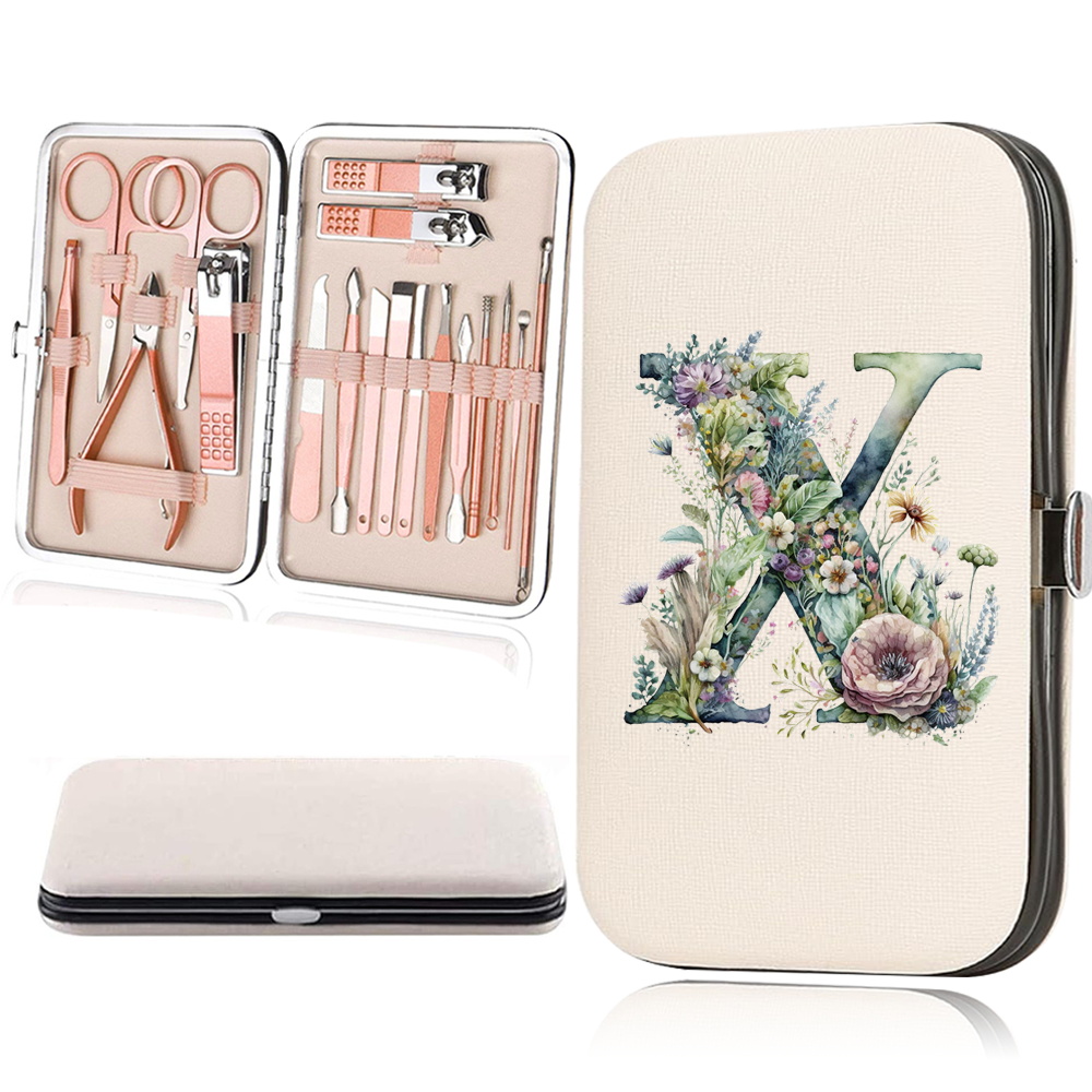 18pcs Essential Travel Nail Clipper Set with Organizer Case