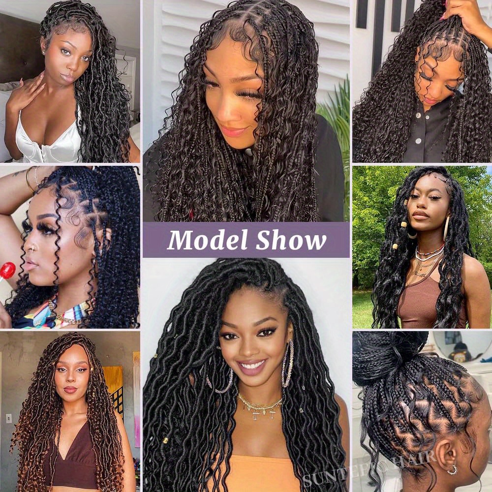 Braided Wig Cap Crochet Cap Full Lace HD Baby Hair Glueless Black Women Amazon.com: Suntefic Braided Wig Cap With Baby Hair Crochet  main image 4