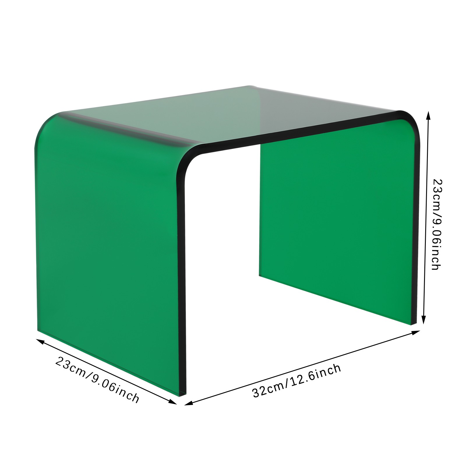 Image of Multifunctional Acrylic Step Stool, Shower Stool, Bathroom Chair, Footstool, Seat Stool For Spa, Bathroom, Living Room, And Kitchen, Acrylic Stool For Seniors (green)