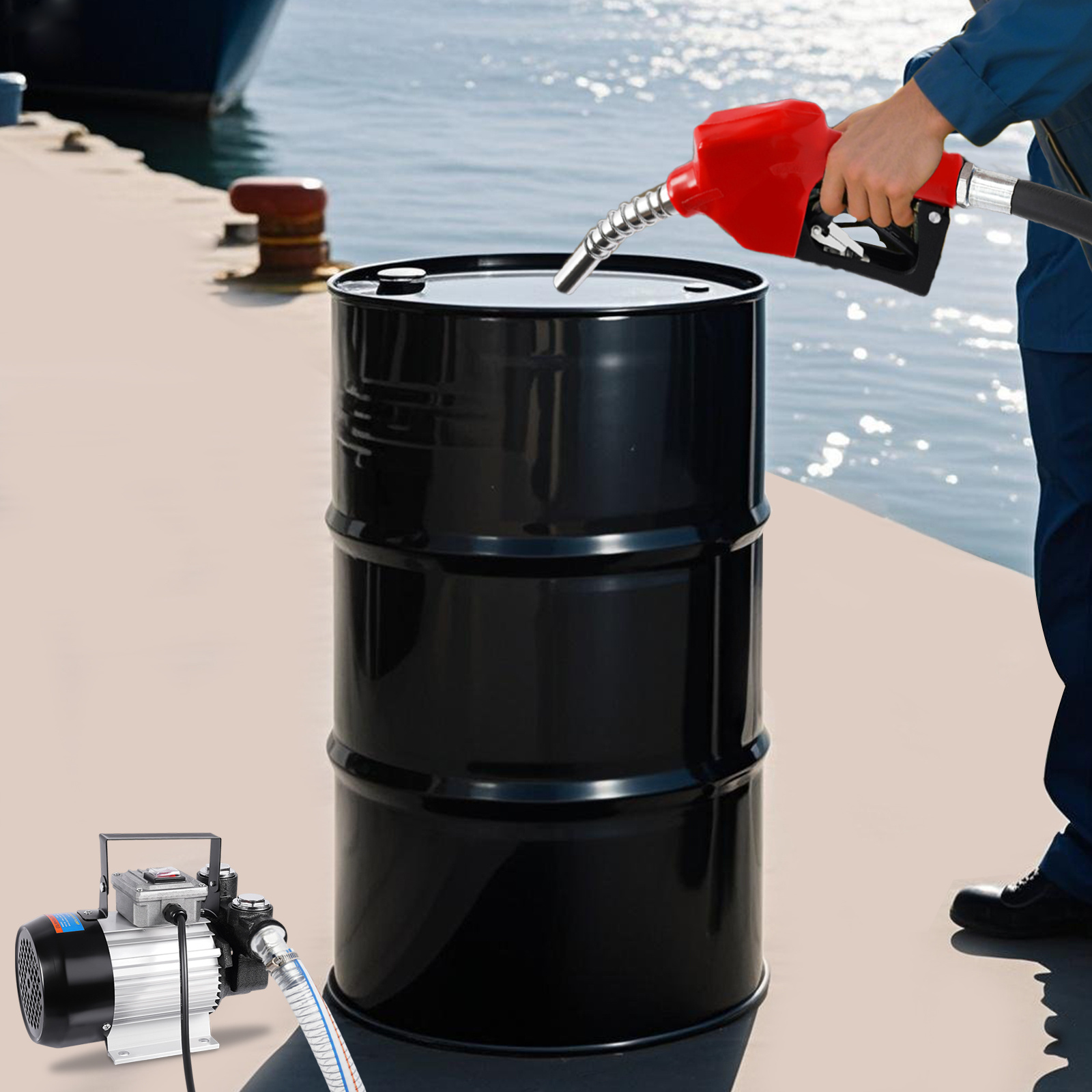 TEMU Fuel Pump Kits Manual Agricultural Vehicles Industrial Pump Kits Oil Storage Equipment Automotive Oil Extraction Tools Additions