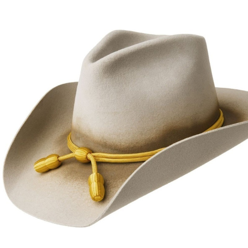 TEMU Black Western Style Women's Top Hat With Golden Strap And Cross Pin, Suitable For Men And Women, Ideal For Outdoor Night Activities And Urban