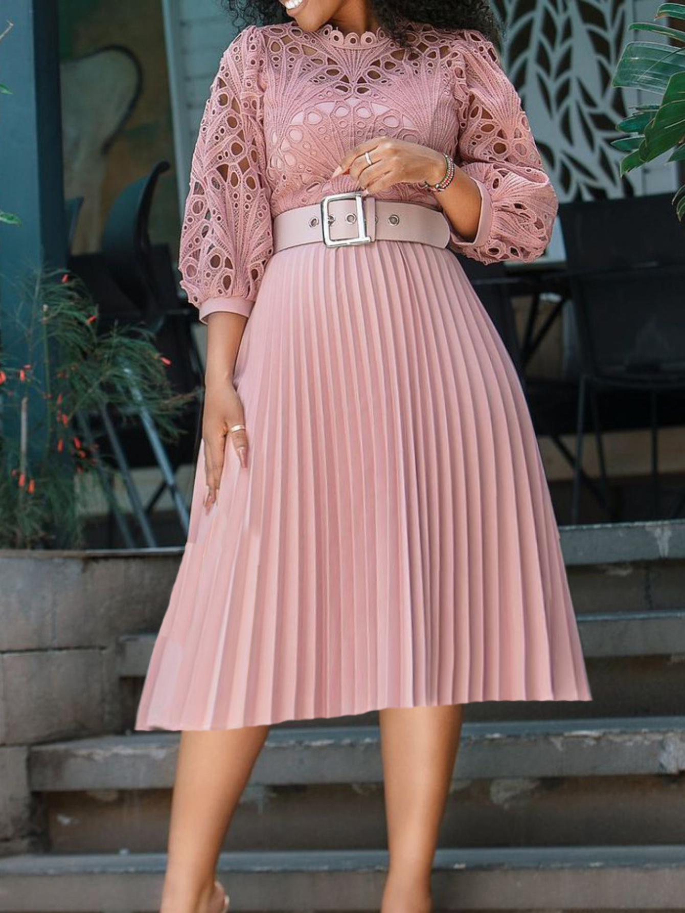 white christmas dresses Pink Summer Dress for Women