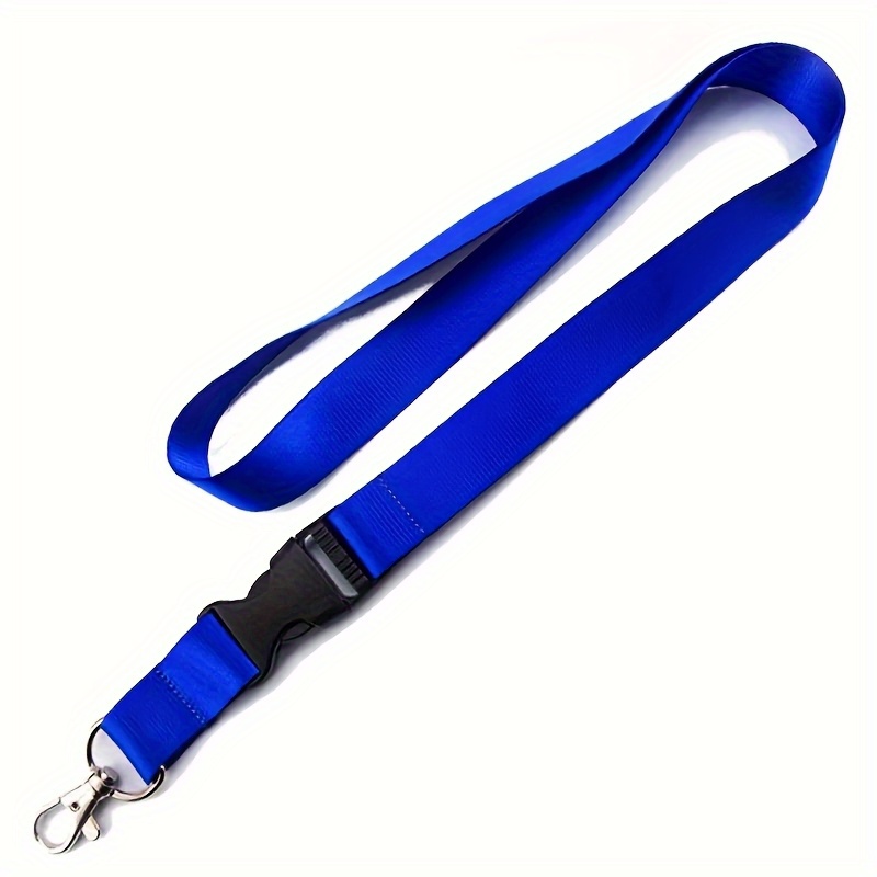 TEMU 2d 20/40/80/100pcs Personalized Printed Lanyards- Custom Name/text Keychains, High-quality Durable Solid Color Lanyard Gifts For Sports, Events,
