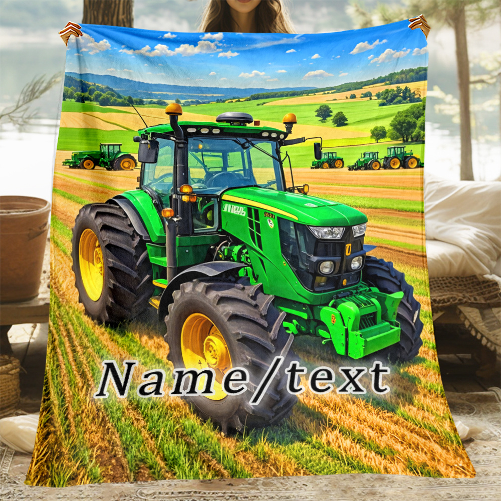 

Personalized Flannel Throw Blanket - Soft, Lightweight & For Couch, Bed, Travel & Office - Custom Name Option, Multiple Sizes , Digital Printing, Adult Gift