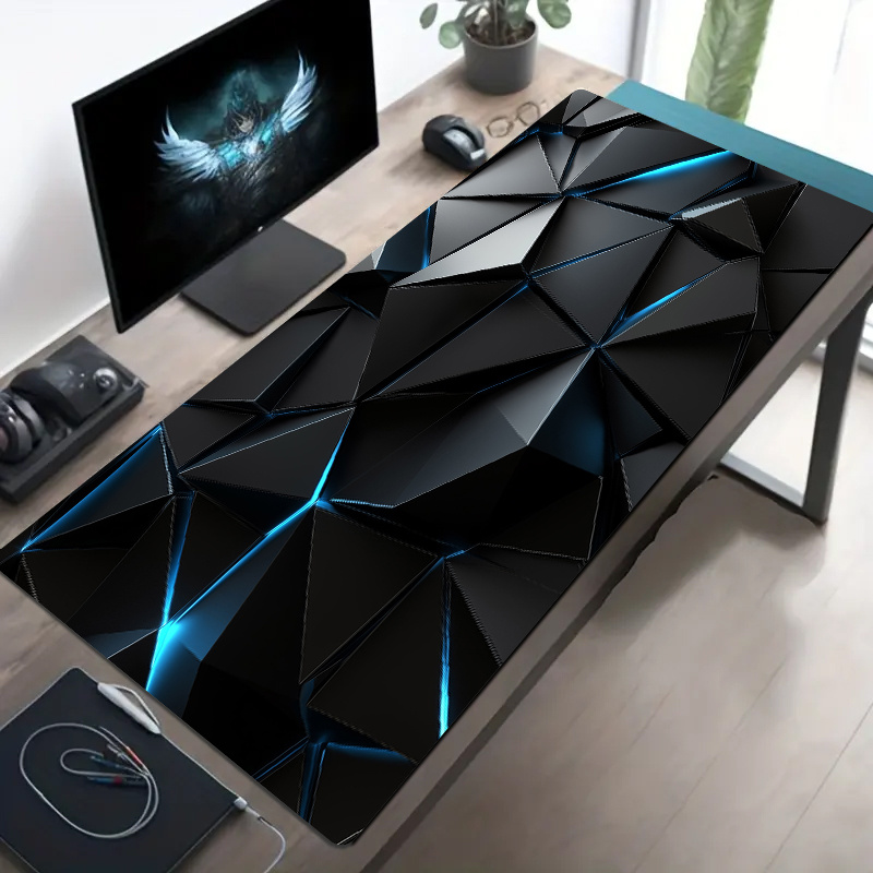 

Gaming Mouse Pad With Print, Large Polyester Desk Mat, & Non-slip, For Office And Gaming, Ideal For Christmas And Birthday Gifts