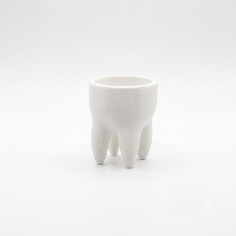 TEMU Mini Tooth-shaped Succulent Planter, A Touch Of Charm To Your Decor, Suitable For Growing Succulents Or Small Indoor Plants Gardening Gift,home