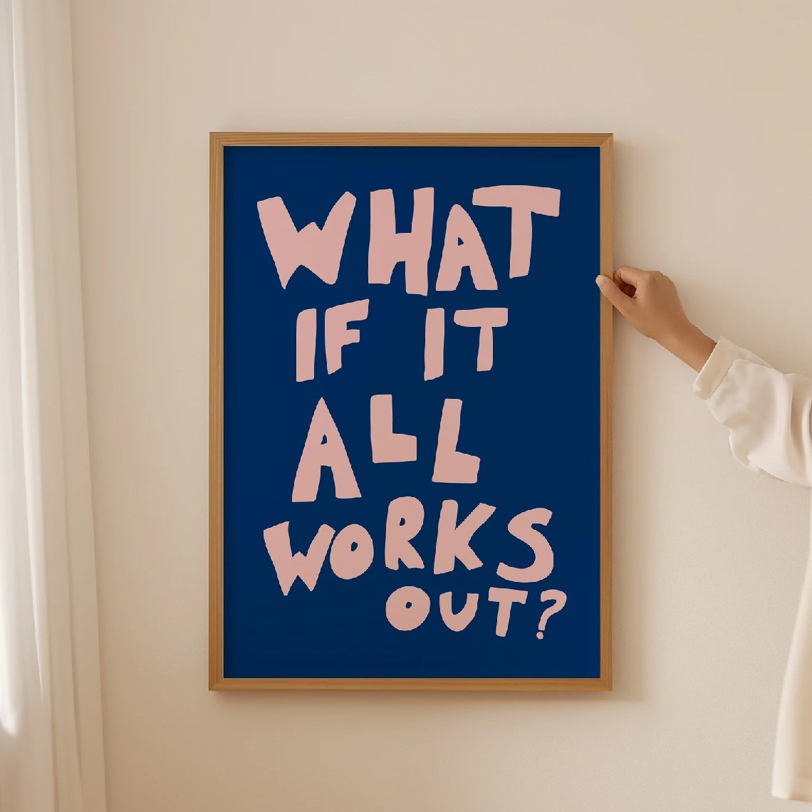 Image of 2d Flat, 2d Flat, 1pc Wall Decoration, A Retro Poster, Assuming Out A Traditional Art Print, An Quote On A , Suitable For Living Room Decoration, Bedroom Style, A Present For , A Housewarming Present
