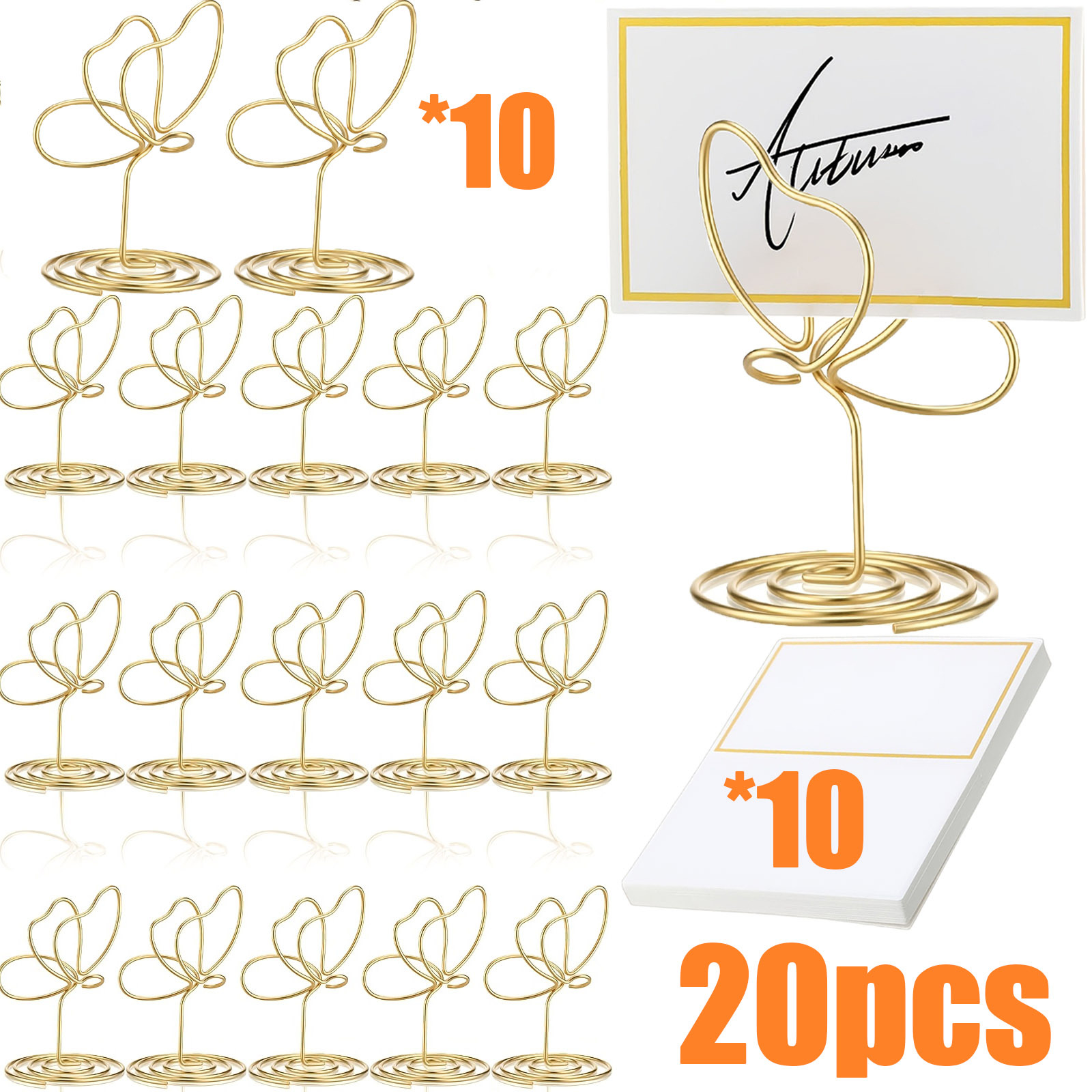 TEMU 20pcs Table Number Card Holders 2 Inch Photo Display Stands For 250th Day Wedding Party Cafe Dining Centerpieces Birthday Halloween Christmas