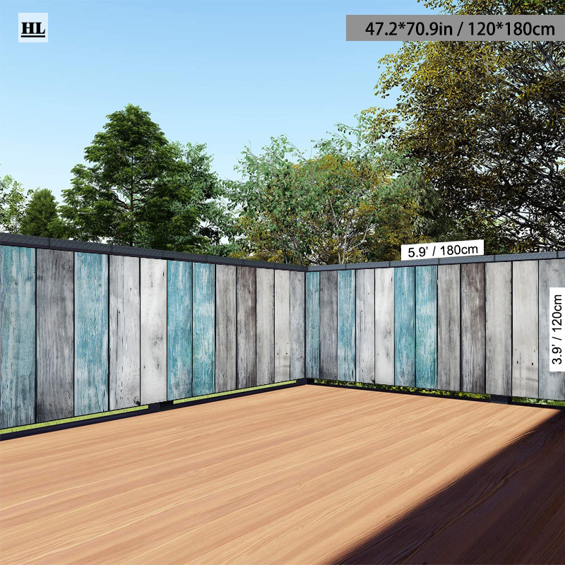 TEMU 1pc Of Railing Decoration, Yard Decoration, Wall Decoration, Christmas Decoration, Outdoor Decoration, Terrace Privacy Screen, Party Backdrop,